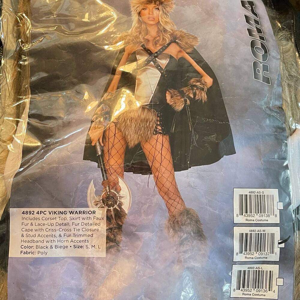 NEW Roma Viking Warrior Deluxe Sexy Costume Size Medium - Picture 4 of 5